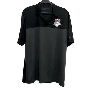 Nike Dri Fit Men’s FC Tulsa Black Polo Size XL